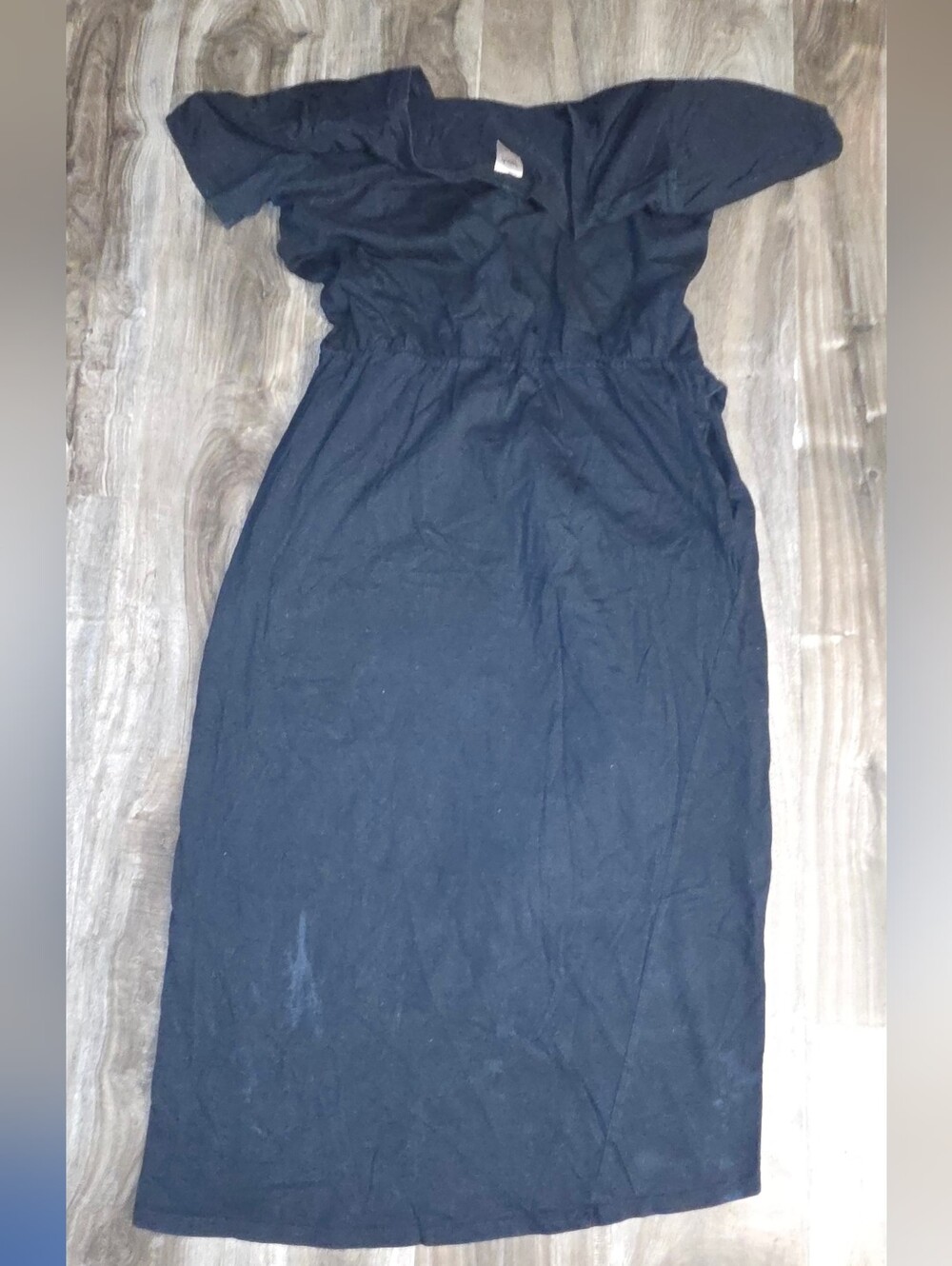 Smash + Tess Black Wrap Midi Dress - Picture 3 of 5